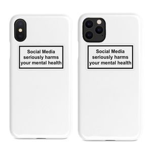 Social Media Mental Health iPhone Case
